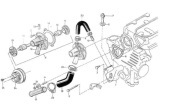 Nanni Diesel 970144303 - GASKET,WATER PUMP 2. 40 for 2.50HE