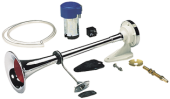 Allpa Chromed Brass Boat Horn With Compressor, Single Tone, L=500mm, 24v (111db(A)-228hz)