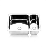 Barka Sink Double Stainless Steel 33x33x15x15 cm