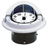 Ritchie Compass Model 'Voyager F-82W', 12v, Flush Mount Compass, Dial Ø76,2mm/5°, White