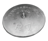 Tecnoseal R7 - R7 Rudder Anode Zinc 6 1/2" Dia