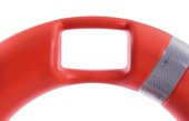 Osculati 22.439.02 - Ring Lifebuoy With Rescue Light Housing 40 x 64 cm