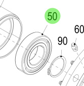 Steyr 3311181-0 – Deep Groove Ball Bearing to DIN 625 RS1