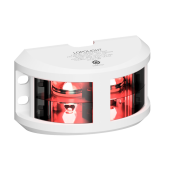 Lopolight 200-016G2ST-WH - Navigation Light 2NM 180° Red, Double, White Ceramic Coated