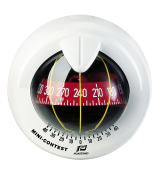 Plastimo 55406 - Mini Contest Compass - White Bezel - Red Card