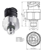 VDO 365-100-016-121C - Electronic Pressure Sensor 0-16 Bar