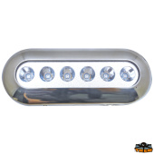 Trem L4475059 - Oval Underwater Light For Platforms Hulls And Transom Blue Colour 6 LED