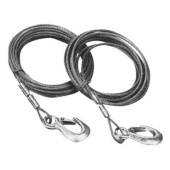 Lalizas 99599 - Winch Cable With Hook, L6m, Diam 5mm, Max 1700kgs