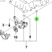 Bukh 26130-4A000 - O-Ring for S270J Engine Oil Pumps