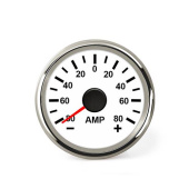 Hollex Ammeter 9-32V White/Stainless Steel Including Shunt