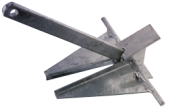 Allpa Hot-Dip Galvanized Danforth Plate Anchor