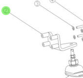 Nanni Diesel 95310577 - Engine Mount Support for Stern Drive and T4 Engines