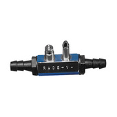 Nuova Rade 43324 - Fuel Line Tank Μale Connector Ø10mm Barb, Double, for Yamaha/Mercury/Mariner Engines