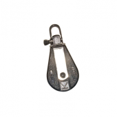 Viadana Wind Speed Ball Bearing Single Block with Fixed or Swivel Head for Rope up to 8-12 mm