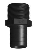 Tru Design Hose Connector 32mmx1 1/2”BSP Male Thread Long