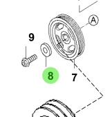 Bukh 23126-3A000 - Washer for S270J Engines