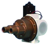 Rheinstrom Diaphragm Pump M bronze 24V straight