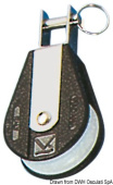 Viadana Plastinox Single Block with Swivel Toggle Head for Rope up to 8-10 mm, 34-45 mm Sheave