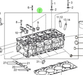 Nanni Diesel 970316130 - Cylinder Head Sub-Assembly