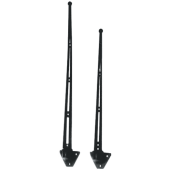 Allpa Nylon Flag Pole, L=350mm, Transom Mount For Inflatable Boats
