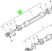 Nanni Diesel 970313596 - Balancer Shaft Assembly for N4.115 Engines