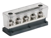 BEP Marine Bus Bar Pro Installer Heavy-Duty With Cover 8xStuds 10mm (3/8") 650A 50V DC (Bulk) Packaged Per 10