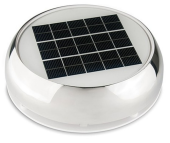 Marinco N20804S - Nicro Day/Night Plus Solar Vent SS 4"