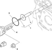 Nanni Diesel 970313106 - Solenoid Guide Assembly for Electric Stop Systems