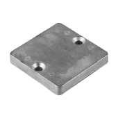 Tecnoseal 00808 - Zinc Mercruiser Square Plate Anode 64x64x10 H.C.50