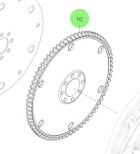 Steyr 2205707-0 - Sprocket Carrier Assembly for M160068 Engines
