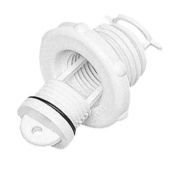 Nuova Rade 16691 - Drain Socket, With Captive Plug, Ø46mm, White