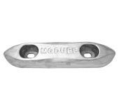 MgDuff Zinc Hull & Rudder Rectangular Anodes, ZD Series