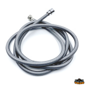 Trem N0160179 - Grey Nylon Braided Shower Hose Length 6,00 m 1/2" F - 1/2" F