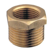 Guidi 0241.100203 MF Brass Reducing Bushing - 3/8'' X 1/8''