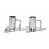AAA Stainless Steel Stanchion Base for Ø25 mm Stanchions, 0° / 6°