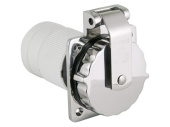 Marinco 6371EL-BXPK - 32A 230V EZ Lock Inlet Stainless Steel With Enclosure
