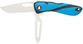 Wichard Offshore Knife - Serrated Blade - Shackler / Spike - Blue