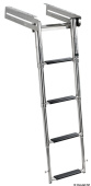 Osculati 49.560.04 - Ladder With Overhanging Rungs, To Be Mounted Under The Platform