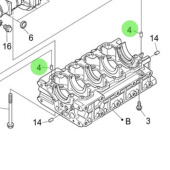Nanni Diesel 970313523 - Cylindrical Dowel Pin for N4 Series Engines