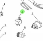 Nanni Diesel 970300716 - Normally Open 12V 30A Relay for Engine Electrical Systems