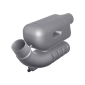 Vetus LSL75 - Waterlock Muffler 75mm