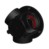 TruDesign Aquavalve Connector 3-way Black