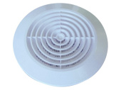 Velair 69428E - Grill Round 100mm White