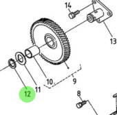 Nanni Diesel 970307545 - Camshaft Snap Ring for HE and N-Series Engines