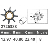 Finnord Tohatsu Impeller 2 / 4T 9,9-15-18 HP