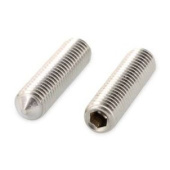 Midinox ISO 4027 Hex Socket Set Screws Cone Point A4 Stainless Steel