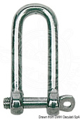 Osculati AISI 316 Long D Shackles