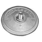 Tecnoseal Magnesium Spanish Type Rudder Anode Pairs with Hardware