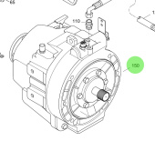 Steyr 2178931-4 - ZF 45 C Gearbox Ratio 1 for MO174V40 Engines (HSW 450D)