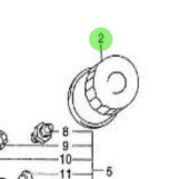 Nanni Diesel 970312207 - Oil Filter for T4 and T6 Engines